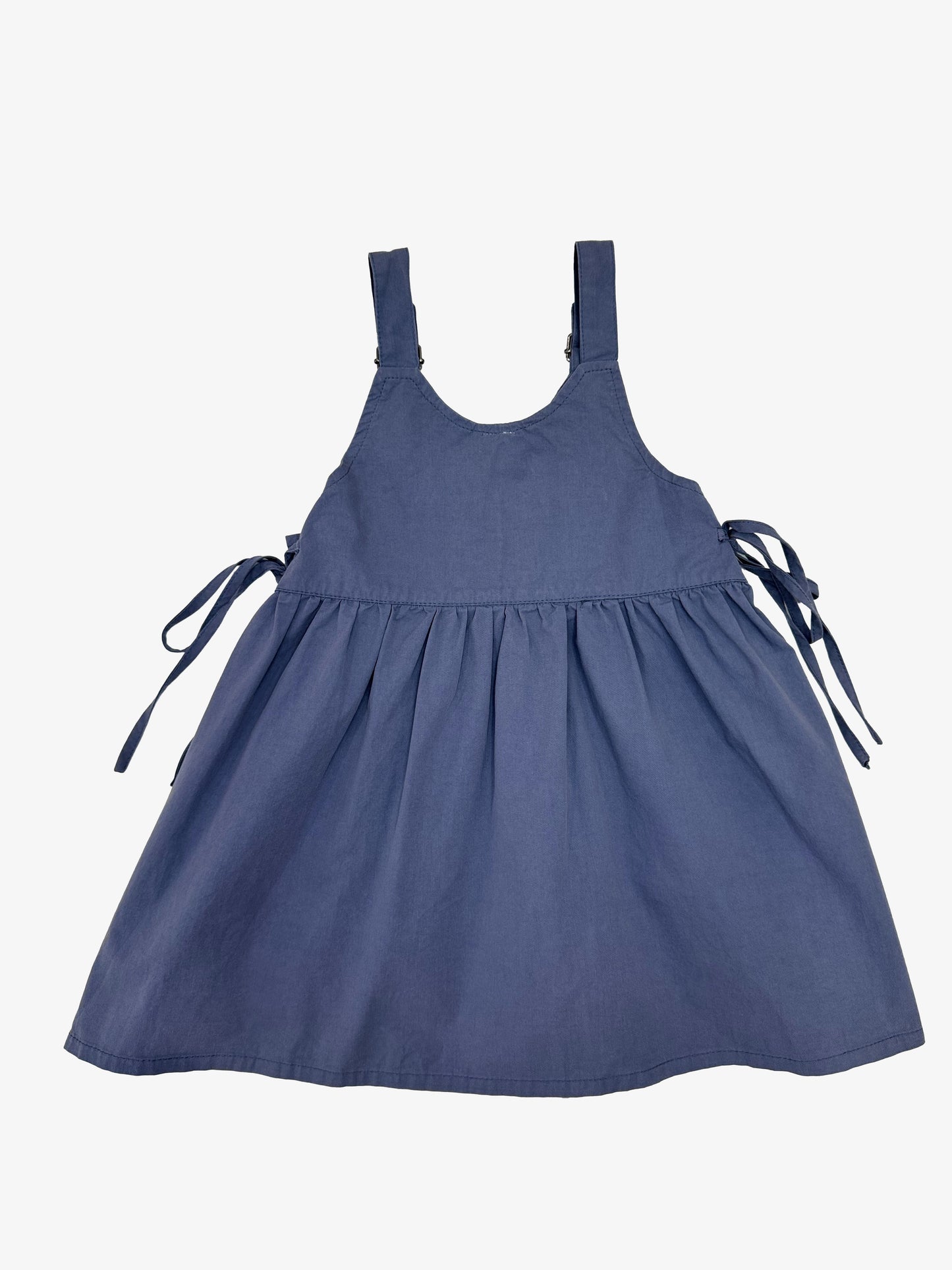 Blue Dress with Front Buttons